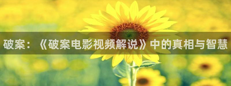 手机青苹果影院：破案：《破案电影视频解说》中的真相与智慧
